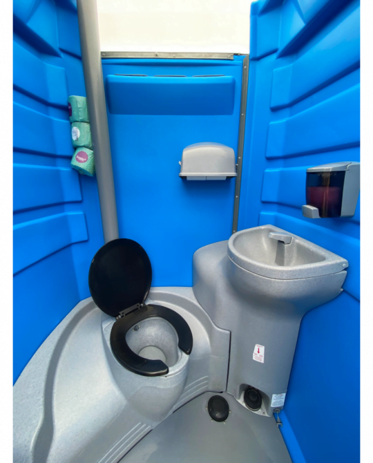 viking rentals portable toilet interior